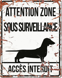 Produktbild von Warnanzeigetafel D&D Home Dachshund F
