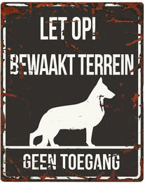 Produktbild von Warnanzeigetafel D&D Home German Shepherd N