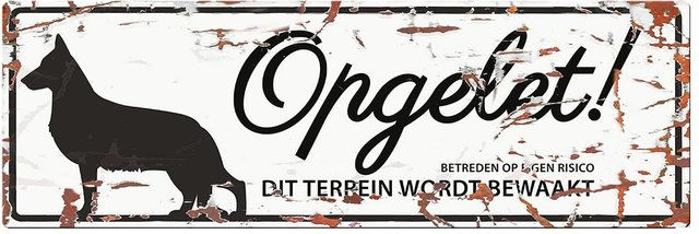 Produktbild von Warnanzeigetafel D&D Home German Shepherd N