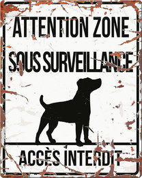 Produktbild von Warnanzeigetafel D&D Home Jack Russel F