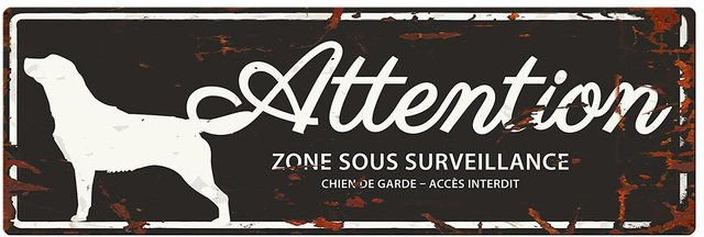 Produktbild von Warnanzeigetafel D&D Home Square Collie F