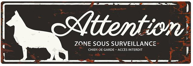 Produktbild von Warnanzeigetafel D&D Home Square Retriever F