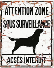 Produktbild von Warnanzeigetafel D&D Home Square Retriever F