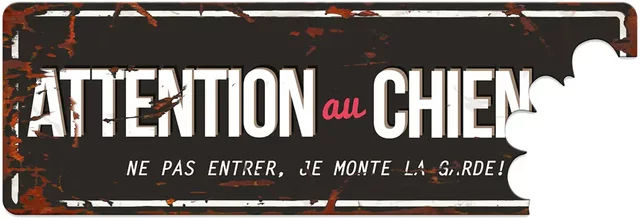 Produktbild von Warnanzeigetafel D&D Home Square Rottweiler F