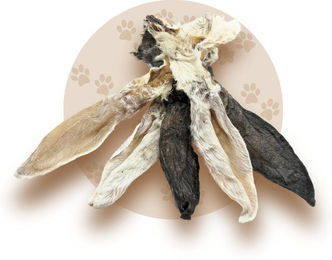 Warnick´s Tierfutterservice WTS Kaninchenohren mit Fell für Hunde - natürlicher Kausnack – Bild 1 von 5