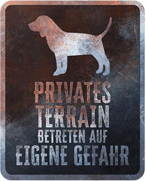 Produktbild von Warnschild dachshund niederländisch D&D Home
