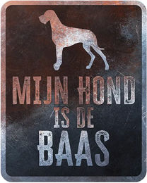 Produktbild von Warnschild Danish Dog französisch D&D Home