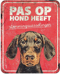 Produktbild von Warnschild dobermann de D&D Home