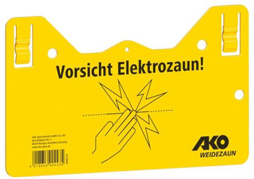 Warnschild Elektrozaun 25x15 cm – Bild 1 von 7