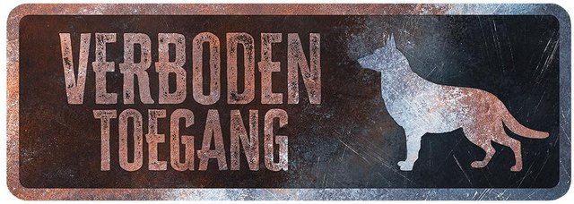 Produktbild von Warnschild german shepherd deutsch D&D Home