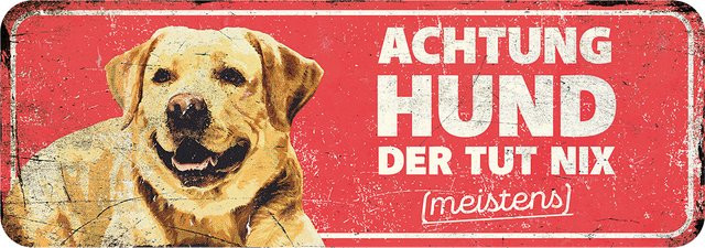 Produktbild von Warnschild golden retriever nl D&D Home