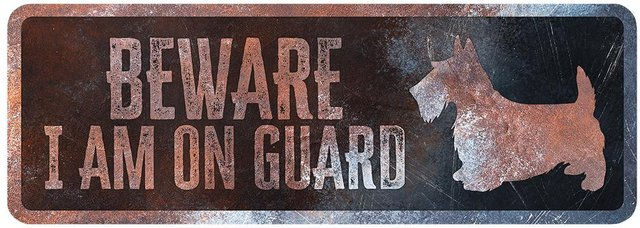 Produktbild von Warnschild Niederländischer Terrier D&D Home