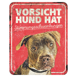 Produktbild von Warnschild Stafford aus rostfreiem Metall
