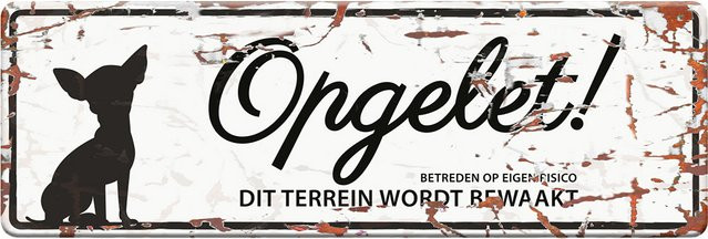 Produktbild von Warntafel Mini Chihuahua D&D Home