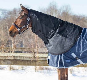 Produktbild von Wasserdichte Halsdecke für Pferde QHP Big Neck 150g
