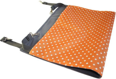 Produktbild von Wasserdichte Katzenhängematte Schlafbett Hängendes Kissen Matte für Haustierbedarf(Orange 53*36cm)