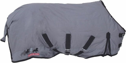 Produktbild von Wasserdichte Outdoor-Winterdecke für Pferde Karlslund 200g