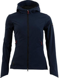 Produktbild von Wasserdichte Reitjacke mit Kapuze aus Softshell Whis