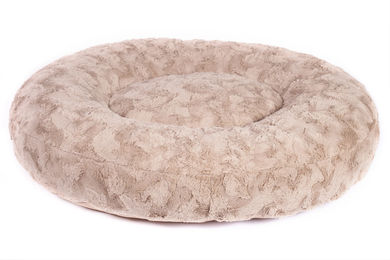 Produktbild von Wau-Bed Wild Wave - Taupe / Oval / XL (140x120cm)