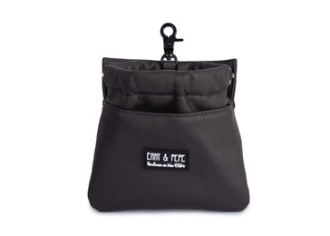 Produktbild von Wau-Pocket Wildleder Anthrazit / Gold