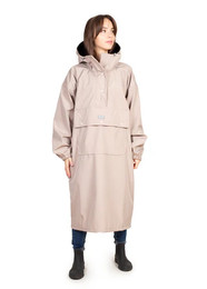Produktbild von Wau-Poncho Taupe - L/XL