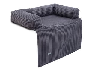 Produktbild von Wau-Sofa Cord Dark Grey - L
