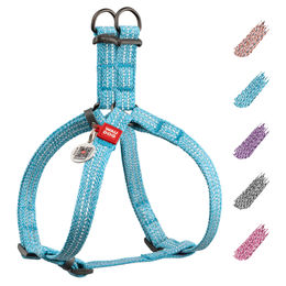 Produktbild von WAUDOG Hunde-Geschirr Brustgeschirr verstellbar reflektierend, Recycelte Baumwolle, für Welpen und Hunde