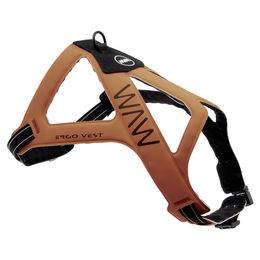 Produktbild von WAW Hundegeschirr Ergo Vest Village forest brown/black