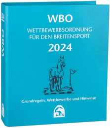 Produktbild von WBO Wettbewerbsordnung für den Breitensport 2024