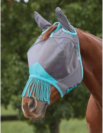 Produktbild von Weatherbeeta Comfitec Deluxe Fliegenmaske mit Ohren und Quasten