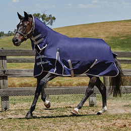 Produktbild von Weatherbeeta Comfitec Essential Combo Hals Lite Navy/Silber/Rot