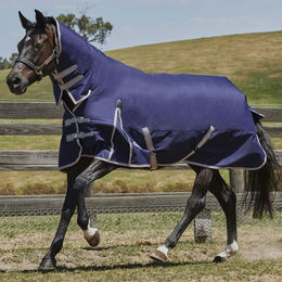 Weatherbeeta Comfitec Essential Combo Lite 0g - navy/silver/red – Bild 1 von 8