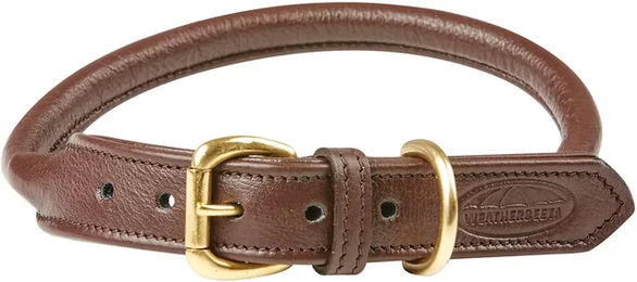 Weatherbeeta Hundehalsband aus gerolltem Leder – Bild 1 von 9