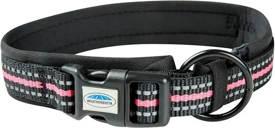 Produktbild von Weatherbeeta Reflektierendes Hundehalsband Schwarz/Pink