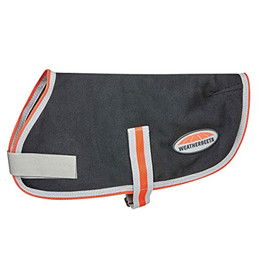 Produktbild von Weatherbeeta Therapy Tec Fleece Hundemantel 35cm Schwarz Silber