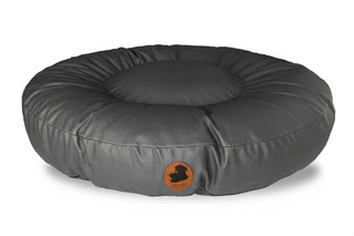 Produktbild von Wechselbezug Kunstleder Dark Grey Oval M 100x80cm