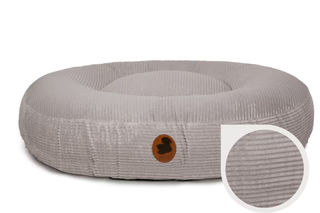 Produktbild von Wechselbezug "Wau-Effekt" Cord - Light Grey / Oval / XL (140x120cm)