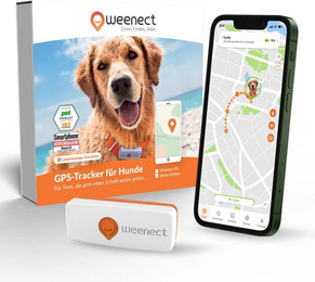 Produktbild von Weenect XS GPS Tracker für Hunde Weiß