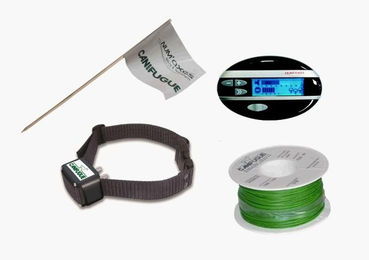 Produktbild von Weglaufsicherer Zaun für Hunde komplett Num'axes Canifugue Mix