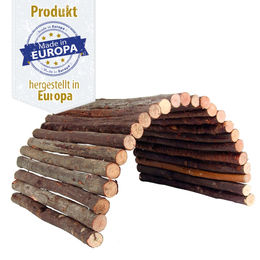 Produktbild von Weidenbrücke aus Naturholz - 50 x 30 cm