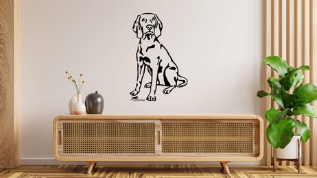 Produktbild von Weimaraner Wandtattoo Wandsticker Wandaufkleber Wanddekoration