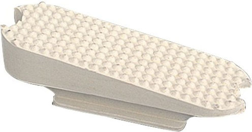 Produktbild von Weiße Gummieinlagen für Steigbügel Fillis, schräg, 12 cm breit