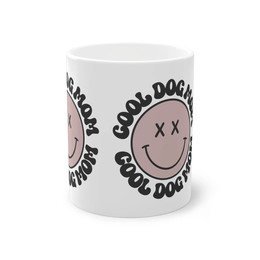 Produktbild von Weiße Tasse "Cool Dog Mom" - 0,33 l