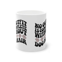 Produktbild von Weiße Tasse "Dog Hair" - 0,33 l