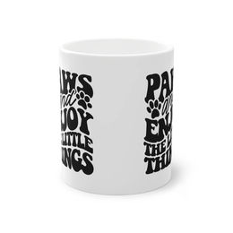 Produktbild von Weiße Tasse "Enjoy" - 0,33 l