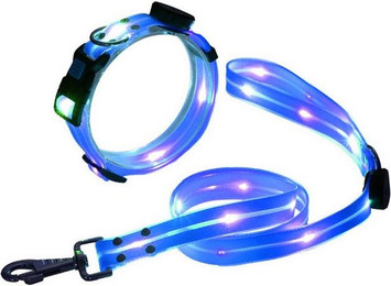 Produktbild von Welikera LED-Hundeleine mit verstellbarem Halsband