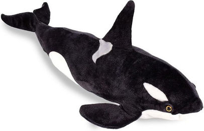 Produktbild von Welikera Tierkuscheltier 75 cm Orca Kuscheltier,Simulation Killerwal Plüsch Spielzeug, PP-Baumwolle,geeignet als Geschenk für Geburtstage,Paare,Kinder