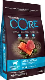 Produktbild von Wellness Core Dog Ocean Lachs & Thunfisch - 2 x 10 kg