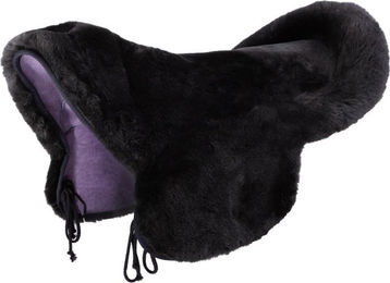 Werner Christ Lammfell Sattelsitzbezug Laramie mit Hornloch – Bild 1 von 8