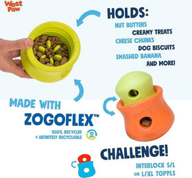 Produktbild von West Paw Zogoflex Toppl Antischlingnapf Hundespielzeug